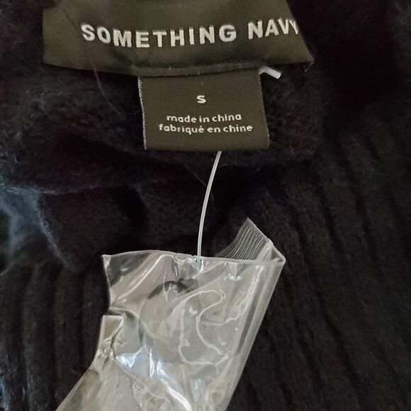 Something Navy Cold Shoulder Sweater Dress - Picture 12 of 13